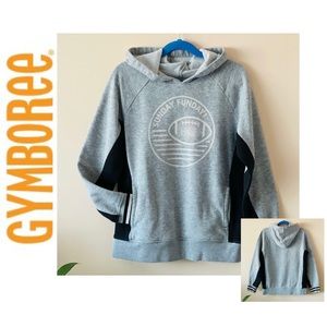 Gymboree Boys “Sunday Funday” Hooded Sweatshirt, Size M(7/8)